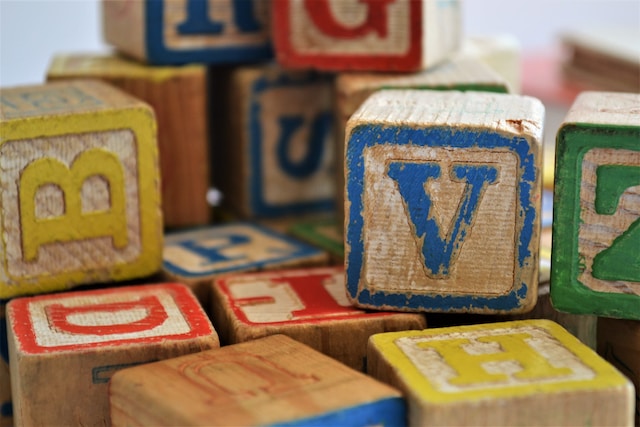 Letter block toys