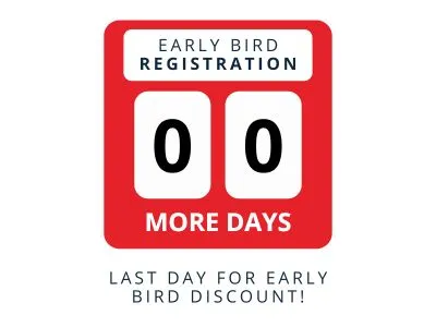 Early Bird Registration Ends Today!